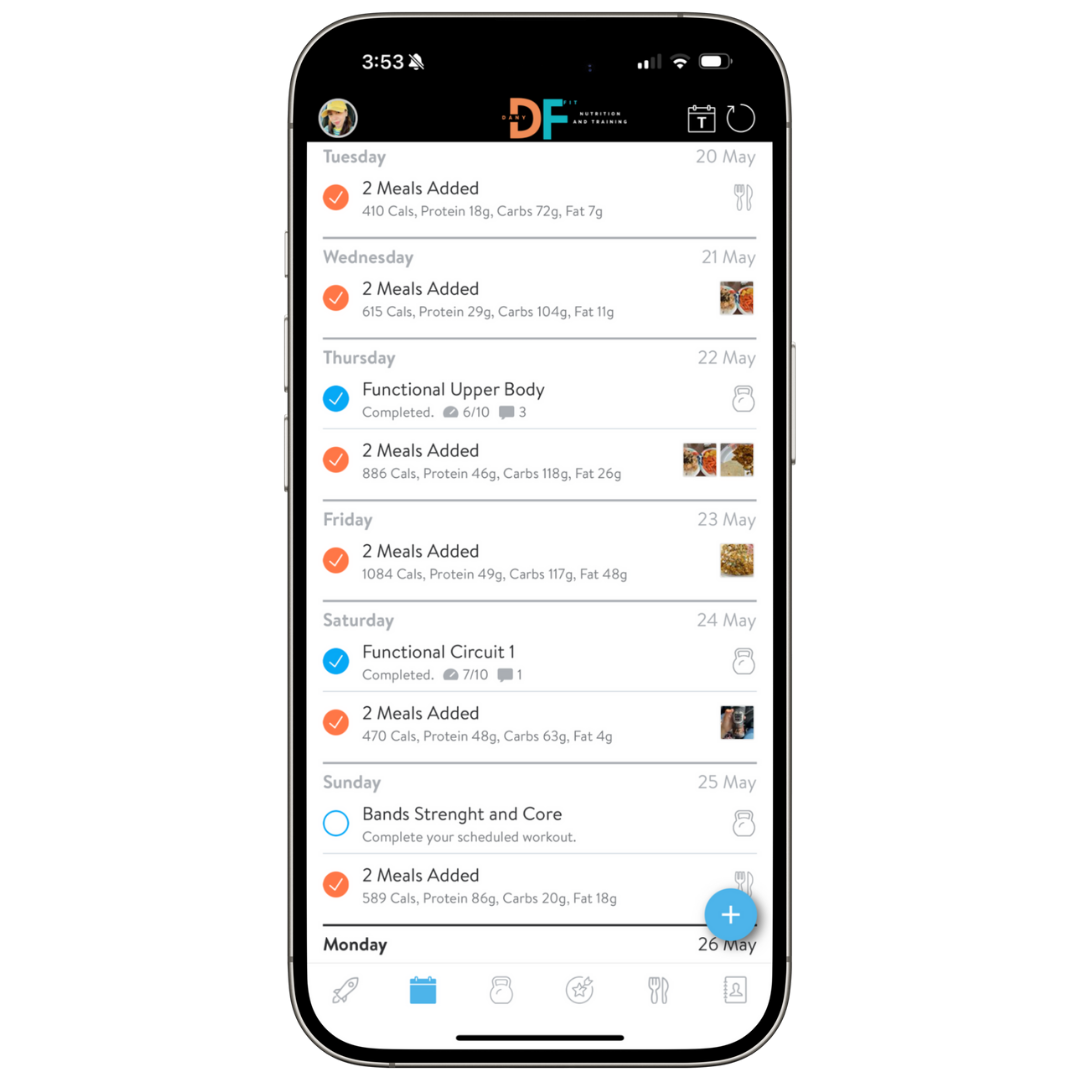 app fitness con entrenamiento personalizado online